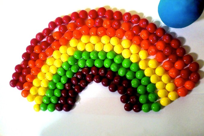 skittles rainbow